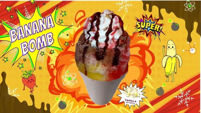 Banana Bomb – Atomic Ice menu item