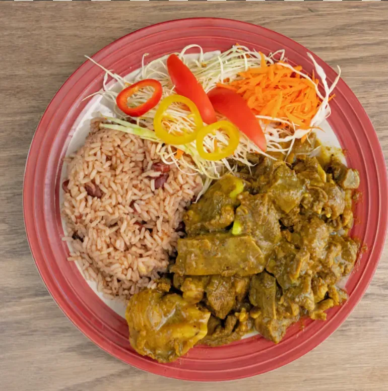 Curried chicken – jamaica One Love'Kitchens menu item
