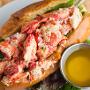 Maine Lobster Roll with Fries and Cole Sale on the Side – The Real Maine Lobster menu item